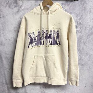 Taylor Swift Speak Now Hoodie Sweatshirt M 21x27 White Taylors Version